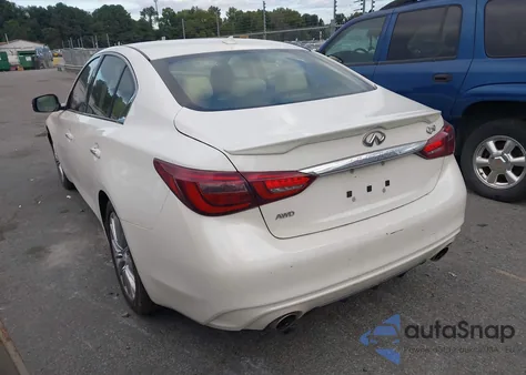 2018 Infiniti Q50 2.0T Luxe из США, поврежденный, VIN JN1CV7AR9JM280793